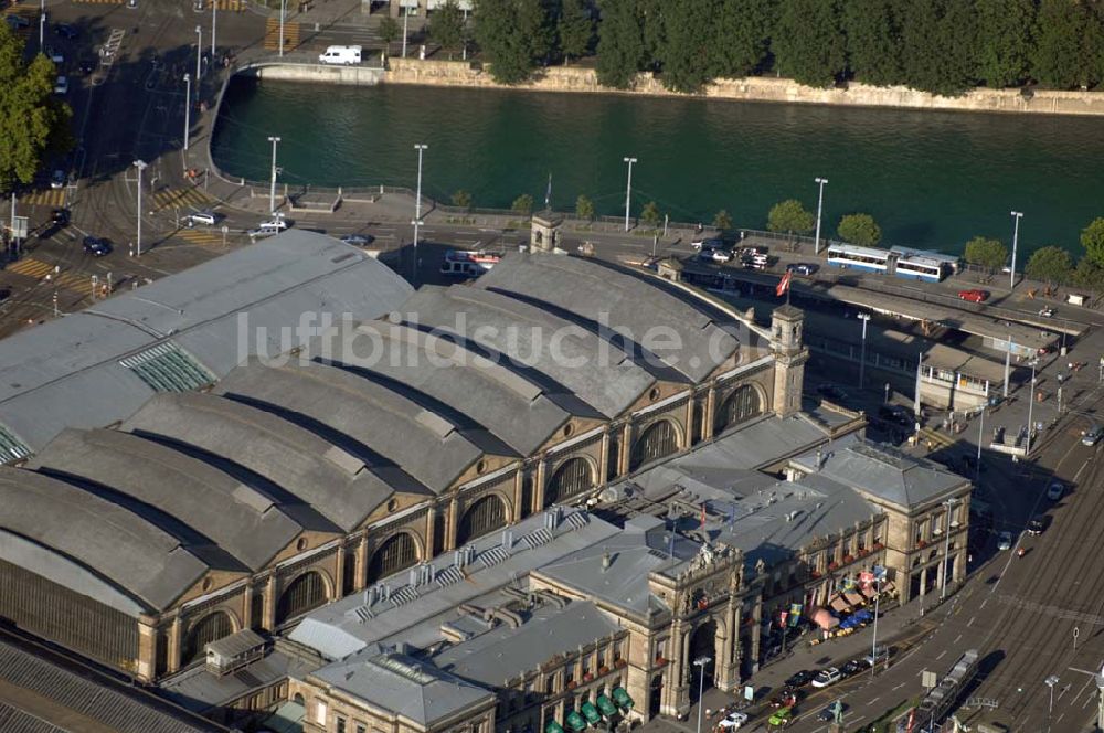 Luftbild Zürich - Zürich Hauptbahnhof