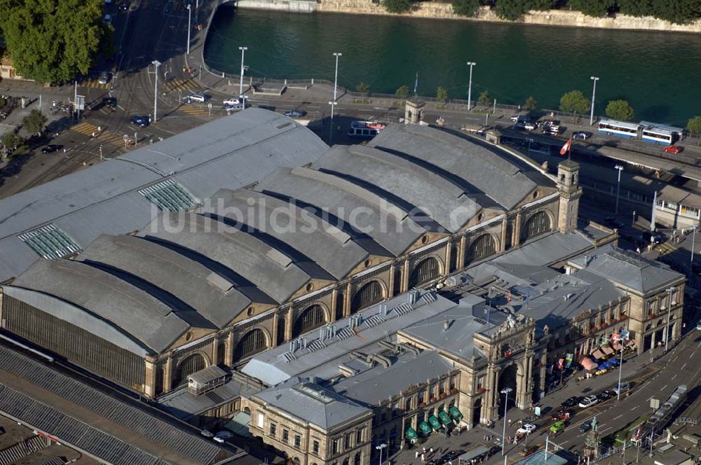 Luftaufnahme Zürich - Zürich Hauptbahnhof