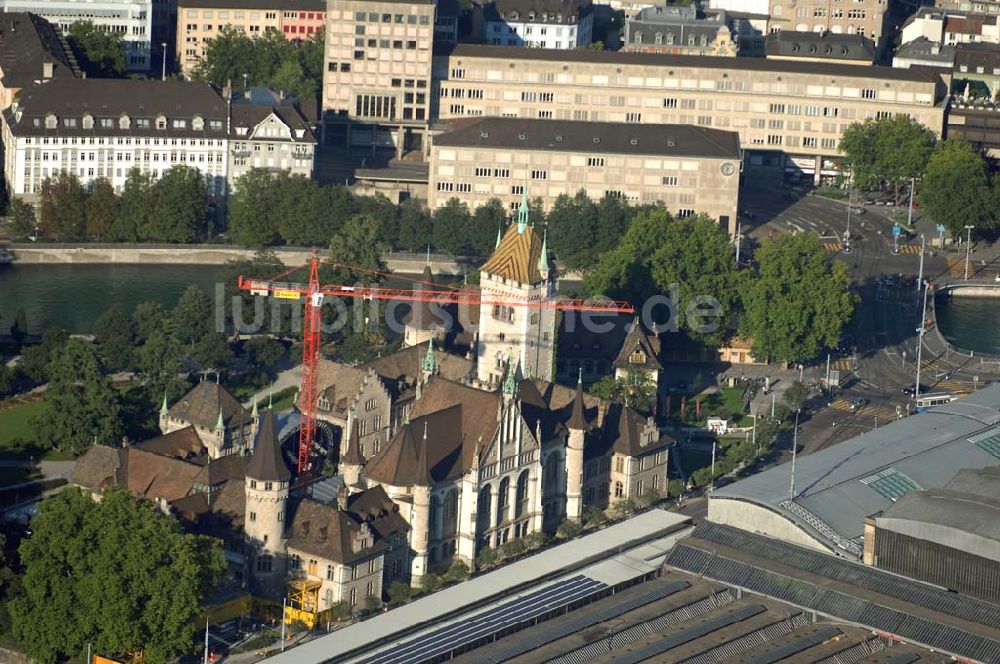 Luftaufnahme Zürich - Zürich Landesmuseum