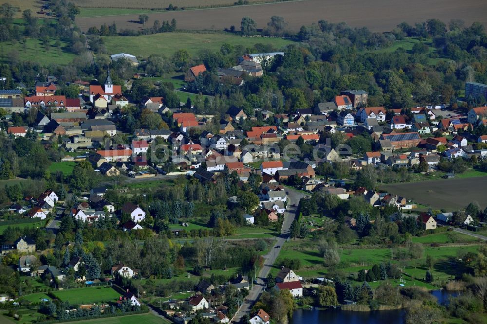 Zöschen von oben - Zöschen im Bundesland Sachsen-Anhalt