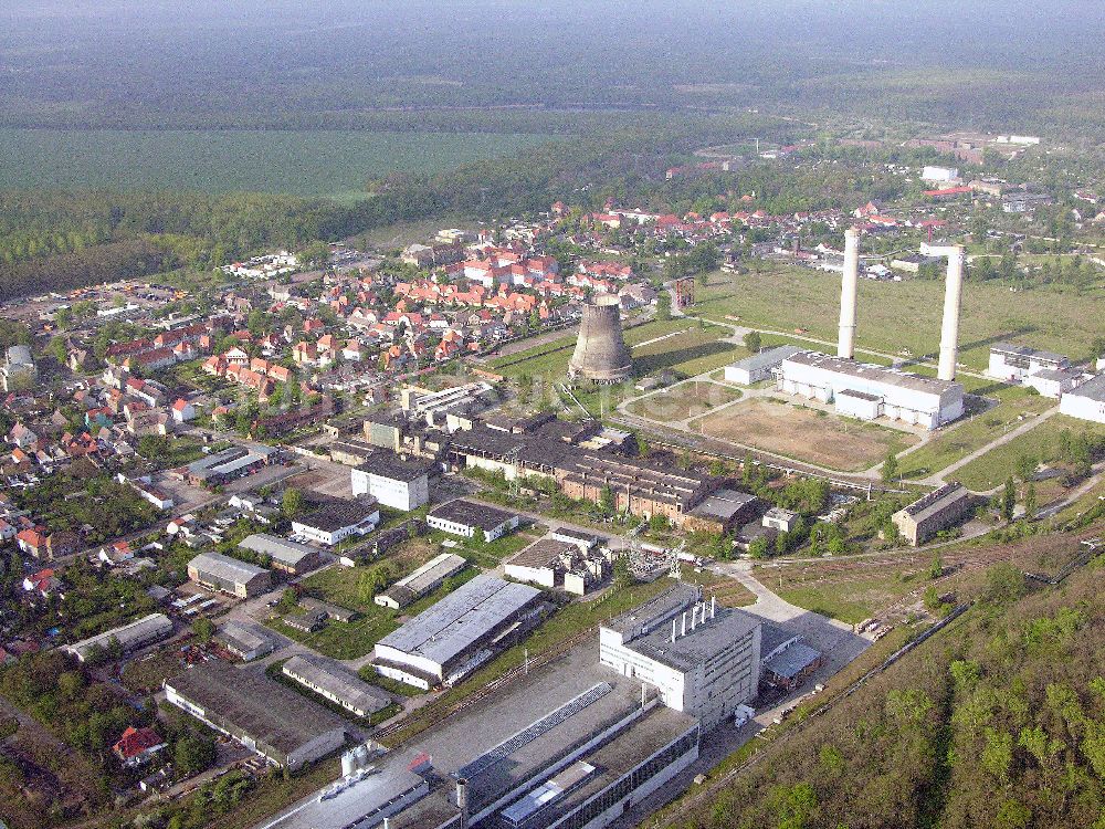 Gräfenhainichen von oben - Zschornewitz in Sachsen-Anhalt