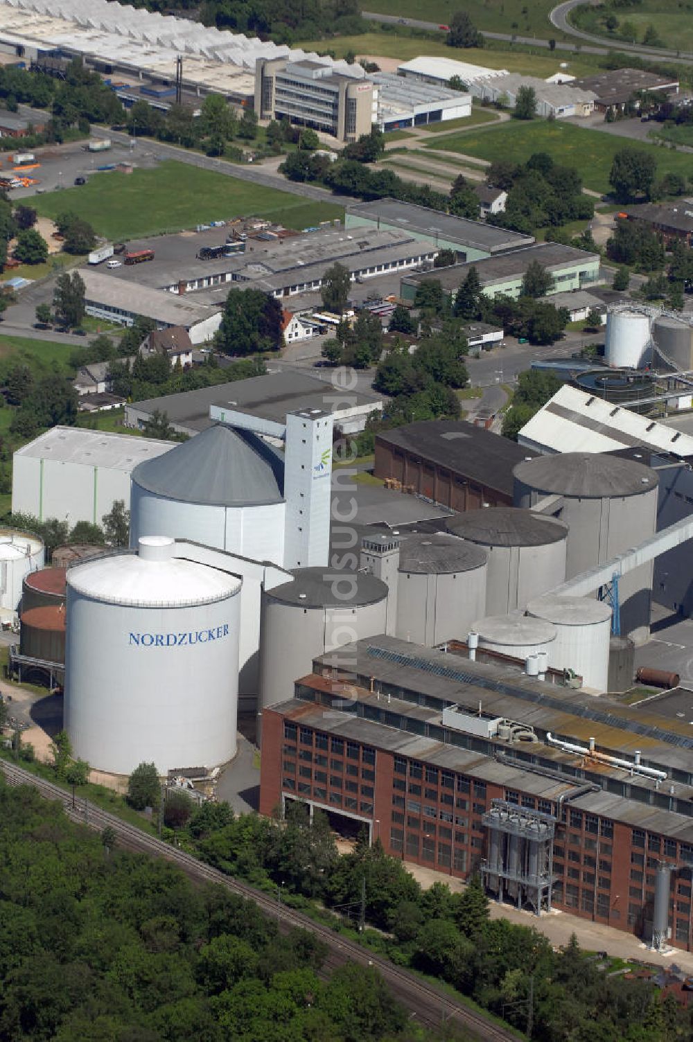 Luftbild Uelzen - Zuckerfabrik der Nordzucker AG in Uelzen