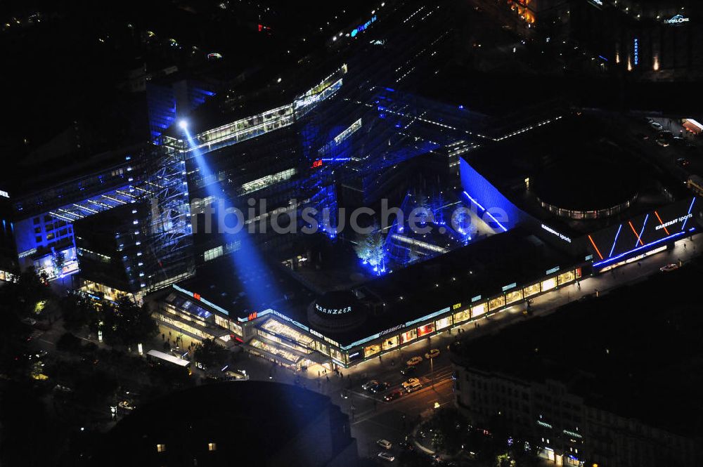 Berlin bei Nacht aus der Vogelperspektive: Berlin bei Nacht / Festival of Lights Kanzlereck