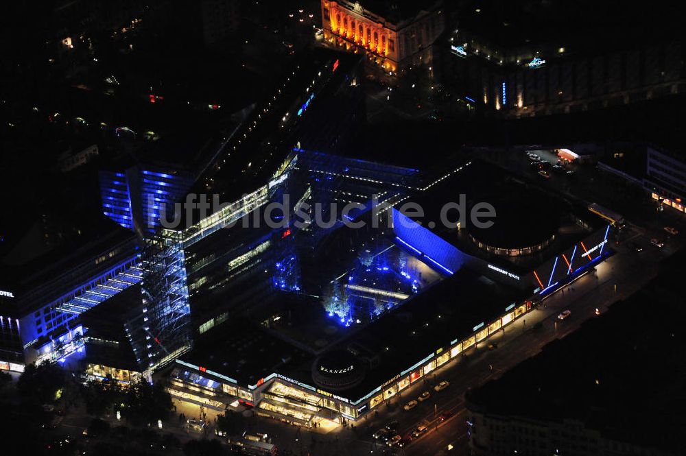 Berlin bei Nacht von oben - Berlin bei Nacht / Festival of Lights Kanzlereck