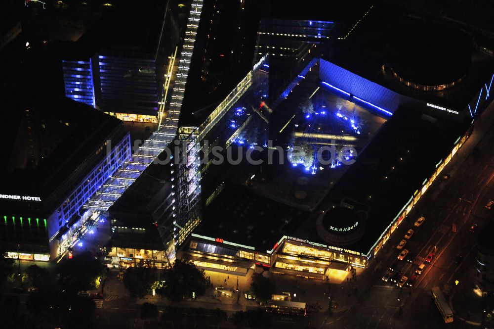 Berlin bei Nacht aus der Vogelperspektive: Berlin bei Nacht / Festival of Lights Kanzlereck