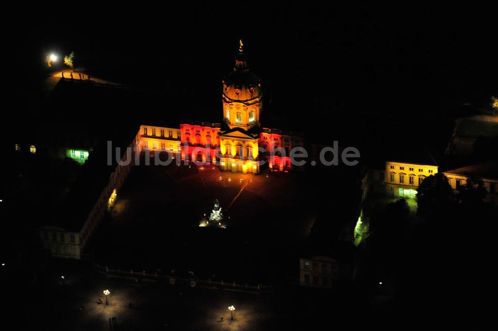 Berlin bei Nacht von oben - Berlin bei Nacht / Festival of Lights Schloß Charlottenburg