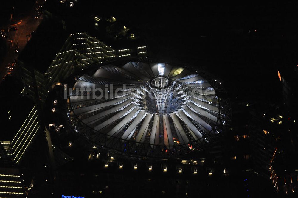 Berlin bei Nacht von oben - Berlin bei Nacht / Festival of Lights Sony Center