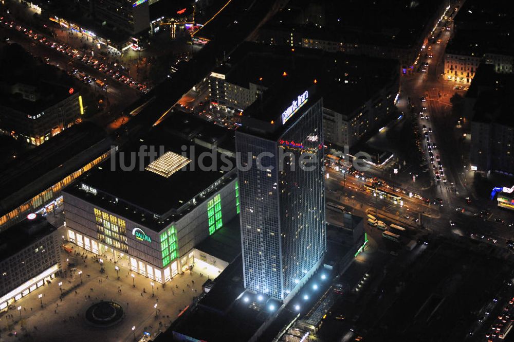 Nachtluftbild Berlin - Berlin bei Nacht Galeria Kaufhof