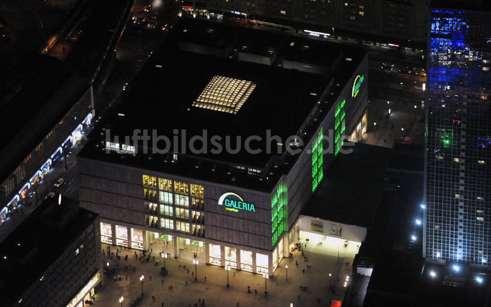 Berlin bei Nacht von oben - Berlin bei Nacht Galeria Kaufhof