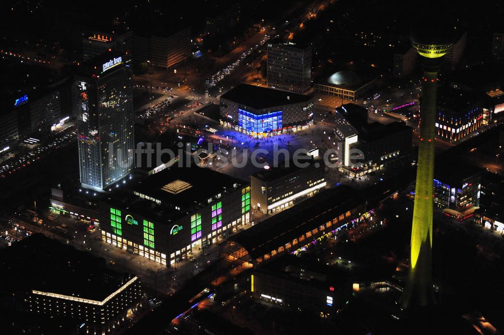 Berlin bei Nacht von oben - Berlin bei Nacht Galeria Kaufhof