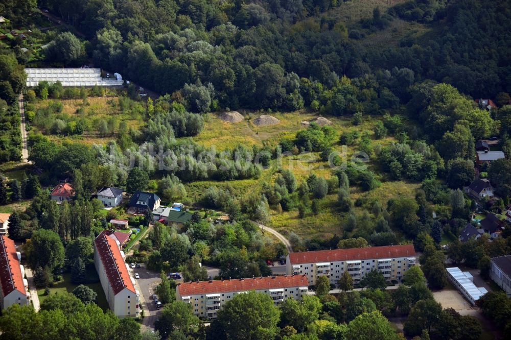 Berlin OT Köpenick bei Nacht aus der Vogelperspektive: Grünfläche zwischen den Neuen Wiesen und der Nachtheide im Ortsteil Köpenick in Berlin