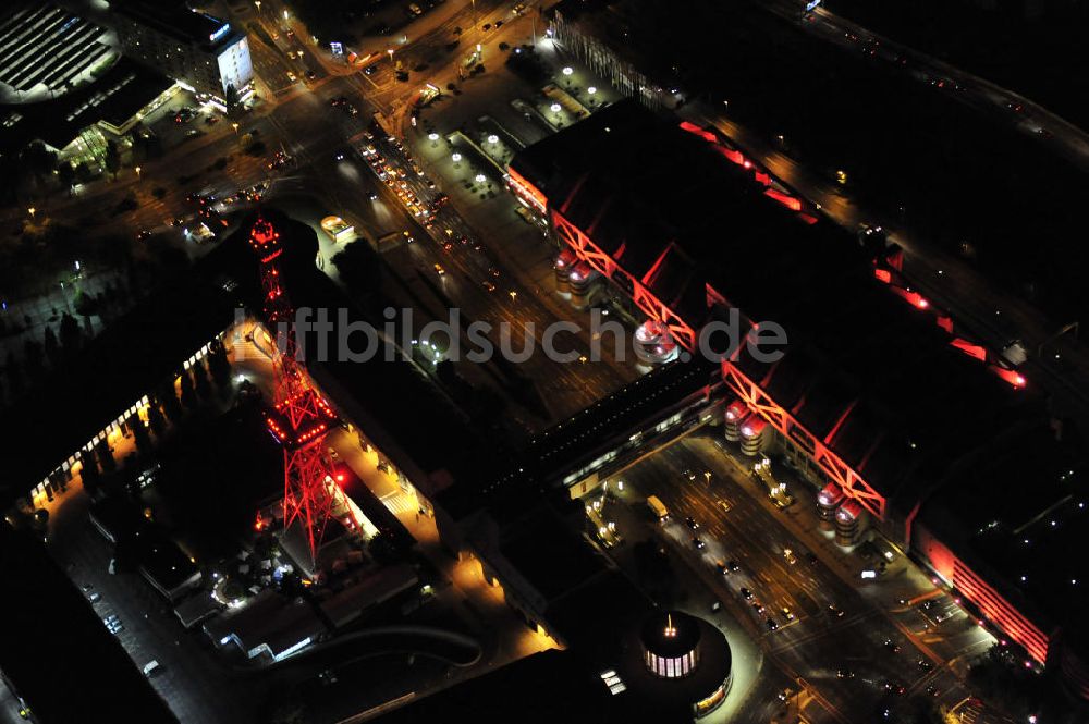 Berlin bei Nacht von oben - ICC Berlin-Charlottenburg bei Nacht / at Night