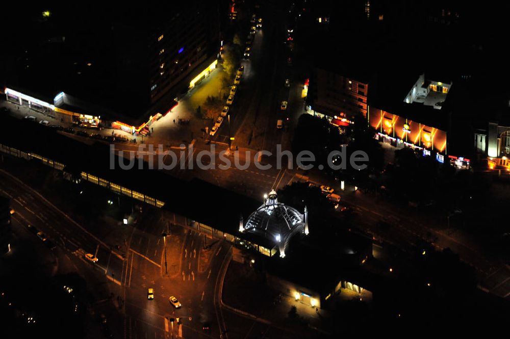 Berlin bei Nacht von oben - Nachtaufnahme / Night Shot Berlin Nollendorfplatz