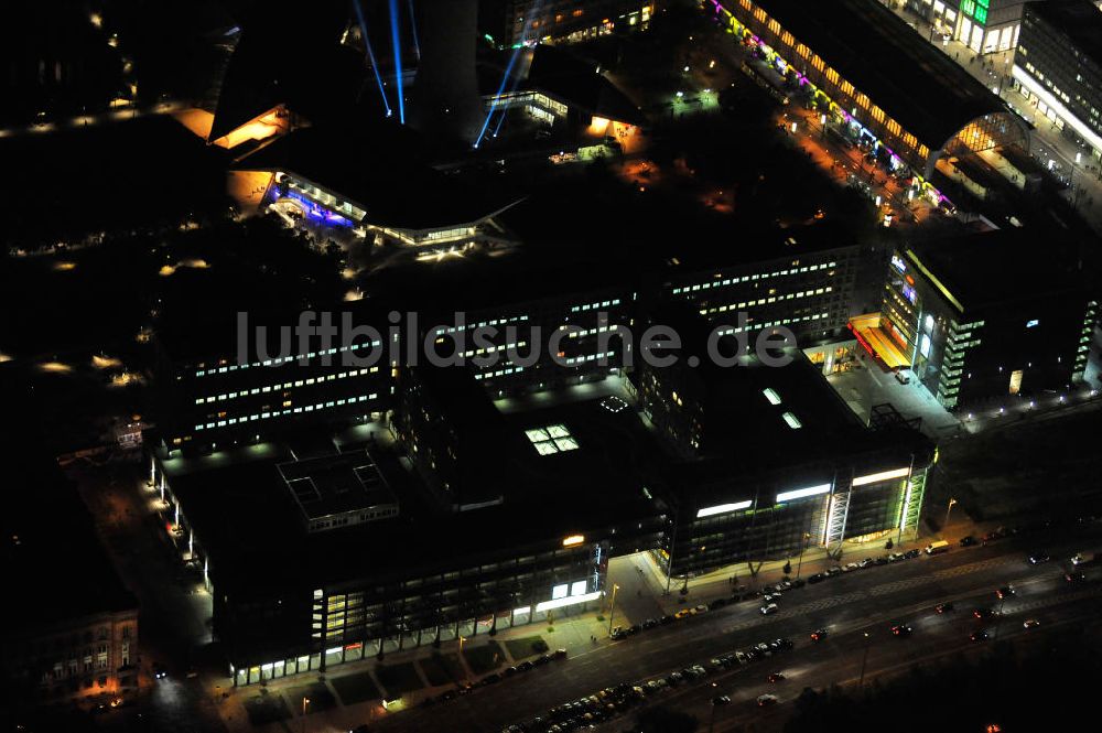 Berlin bei Nacht von oben - Nachtaufnahme / Night shot Berlin Rathauspassagen