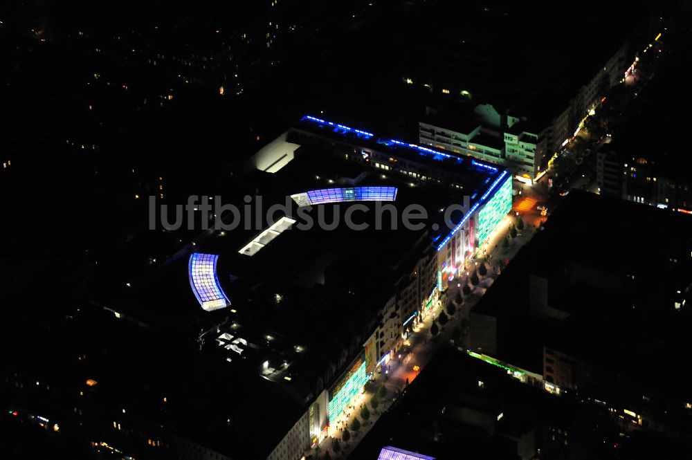 Berlin bei Nacht von oben - Nachtaufnahme / Night Shot Wilmersdorfer Arcaden Berlin