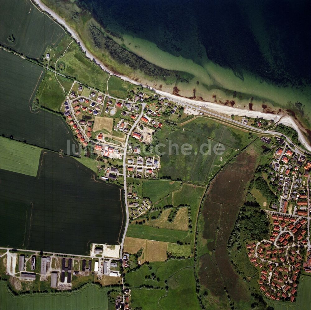 Senkrecht-Luftbild Ostseebad Boltenhagen - Senkrechtluftbild der Meeres-Küste der Ostsee in Ostseebad Boltenhagen im Bundesland Mecklenburg-Vorpommern