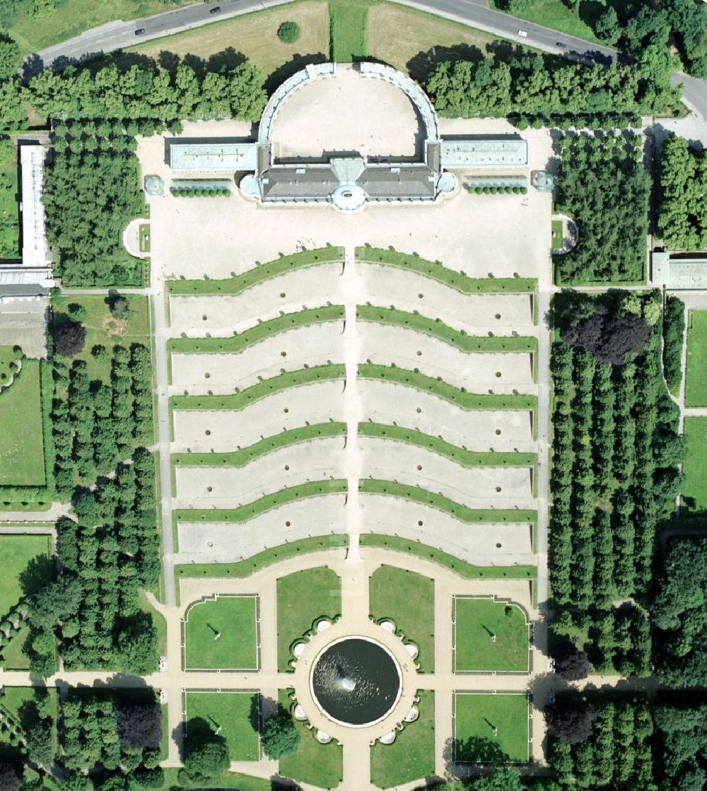 Senkrecht-Luftbild POTSDAM - Senkrechtluftbild des Schloß Sanssouci Potsdam