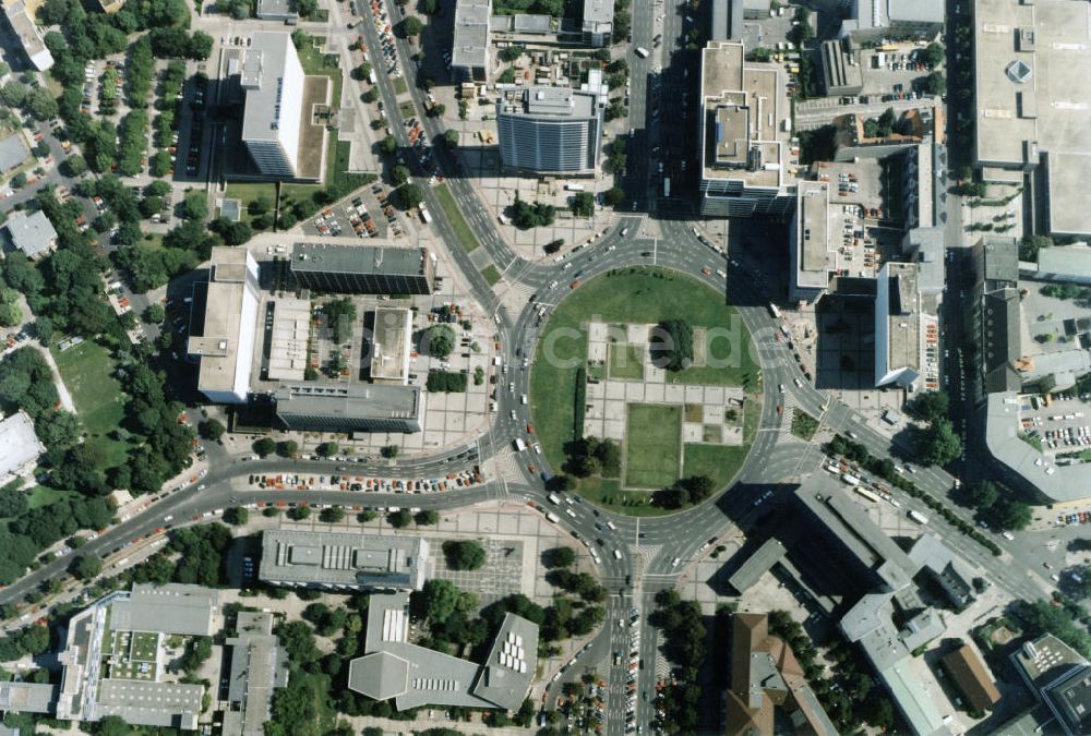 Senkrecht-Luftbild Berlin - Ernst Reuter Platz Berlin - Charlottenburg