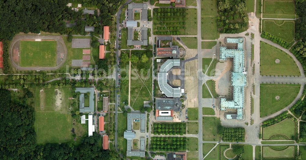 Senkrecht-Luftbild Potsdam - Neues Palais und Universität Potsdam im Bundesland Brandenburg