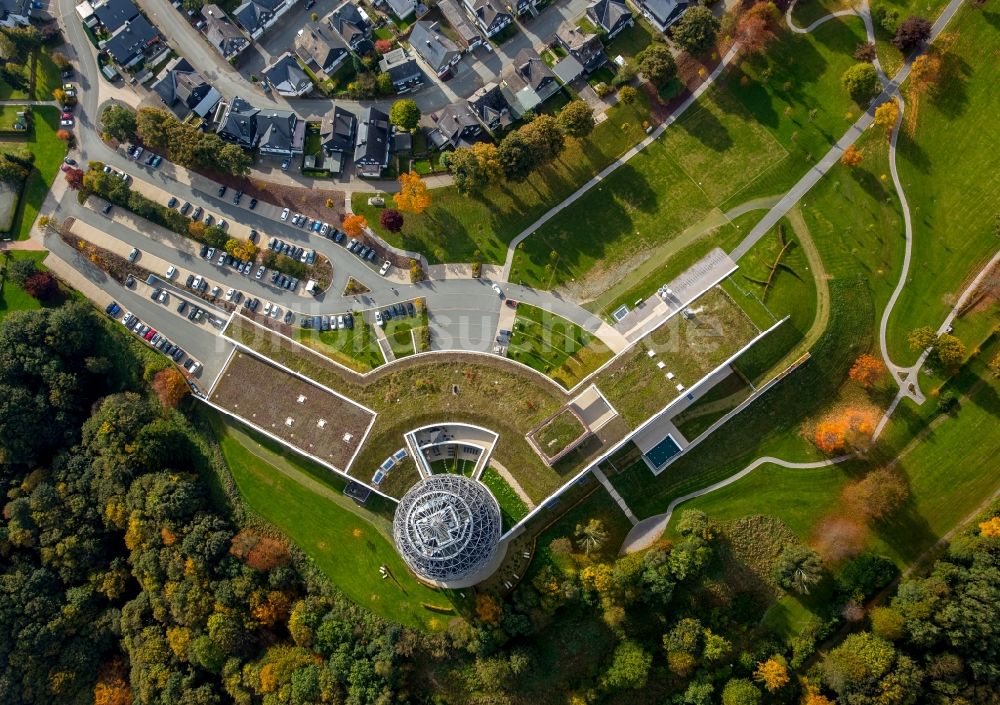 Senkrecht-Luftbild Winterberg - Senkrechtluftbild Oversum Vital Resort in Winterberg im Hochsauerland im Bundesland Nordrhein-Westfalen