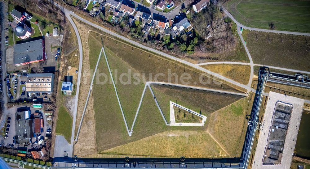 Senkrecht-Luftbild Gelsenkirchen - Senkrechtluftbild Parkanlage des Stadtteilpark im Ortsteil Hassel in Gelsenkirchen im Bundesland Nordrhein-Westfalen, Deutschland