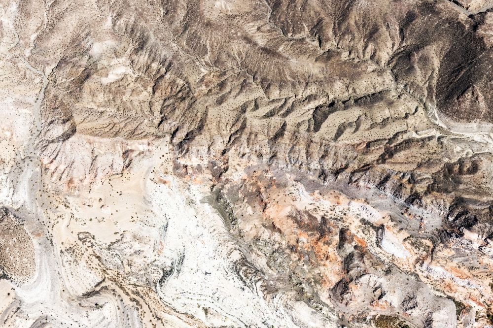 Senkrecht-Luftbild Echo Bay - Senkrechtluftbild Sand- Dünen- und Wüsten- Landschaft in Echo Bay in Nevada, USA