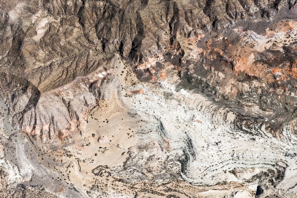 Senkrecht-Luftbild Echo Bay - Senkrechtluftbild Sand- Dünen- und Wüsten- Landschaft in Echo Bay in Nevada, USA