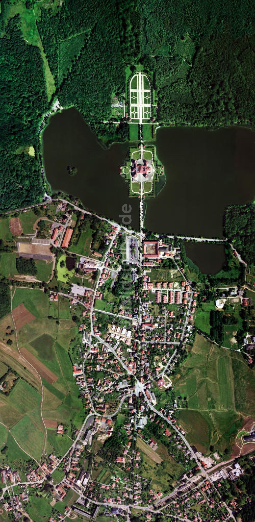 Senkrecht-Luftbild MORITZBURG - Senkrechtaufnahme der Stadt Moritzburg