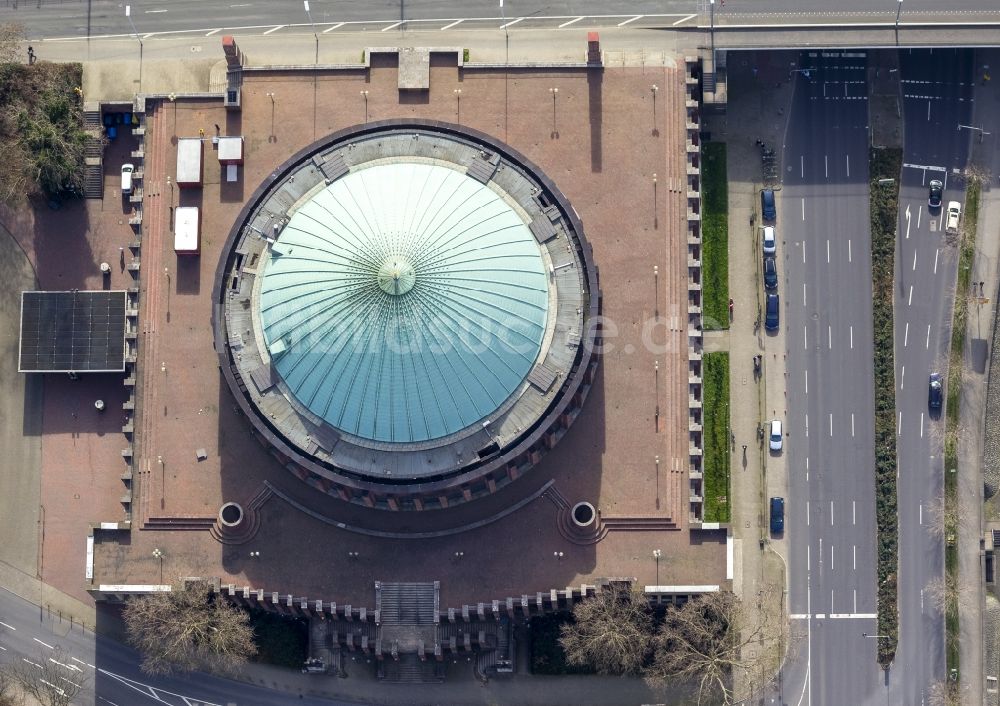 Senkrecht-Luftbild Düsseldorf - Senkrechtluftbild Veranstaltungshalle Tonhalle in Düsseldorf im Bundesland Nordrhein-Westfalen, Deutschland