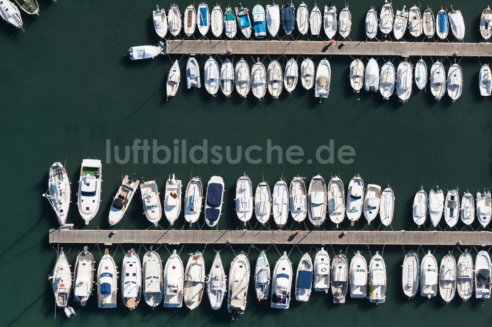 Senkrecht-Luftbild Andratx - Senkrechtluftbild Yachthafen im Ortsteil Port Andratx in Andratx auf der balearischen Mittelmeerinsel Mallorca, Spanien, Fischzucht